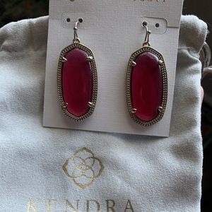 Kendra Scott Elle earrings in berry glass